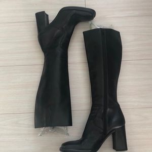 Gianmarco knee high boots, block toe